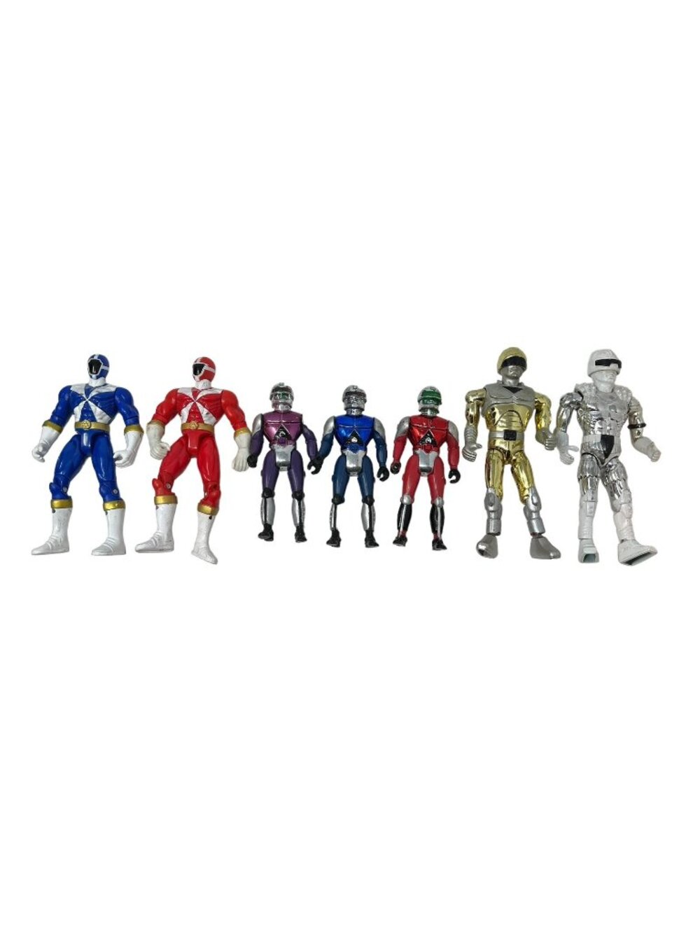 Vintage Action Figure Lot Power Rangers Lightspeed Rangers Atomic Star Rider 90s